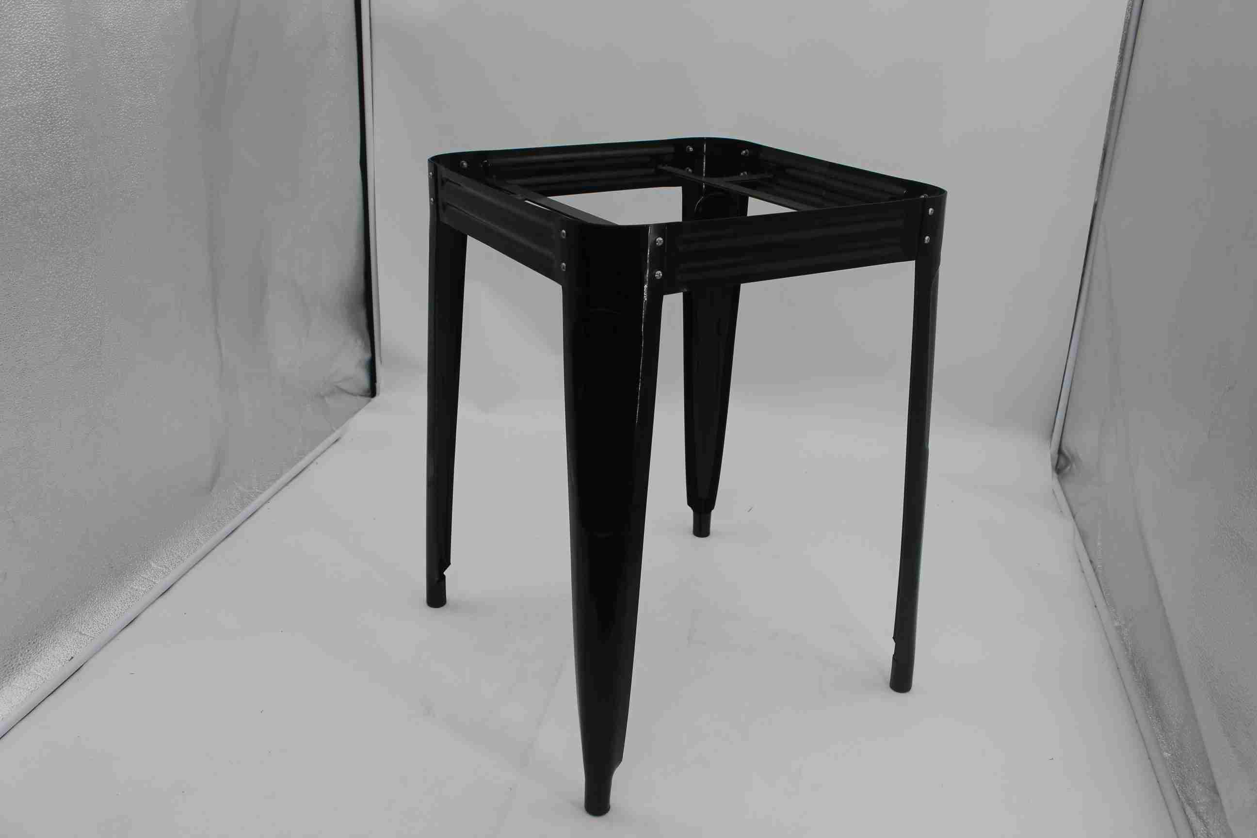 Customizable Black Square Galvanized Ice Bucket and Stand (1).jpg